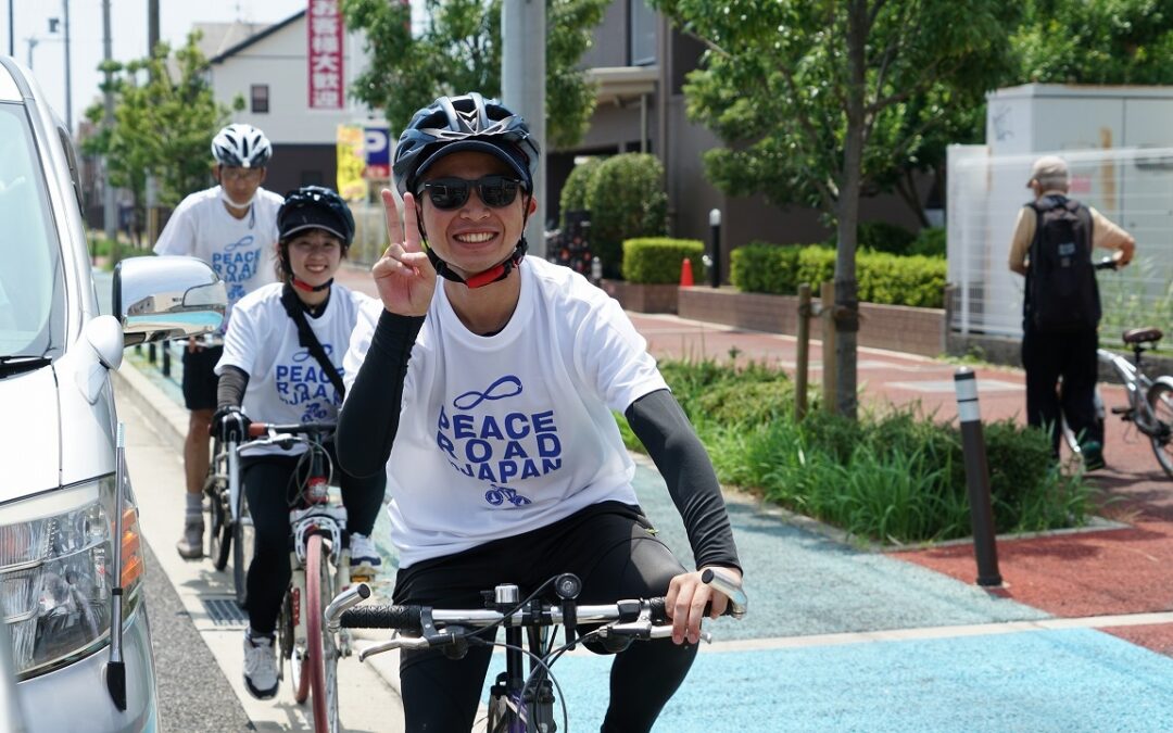 ピースメッセージを携え9都市の市役所を訪問